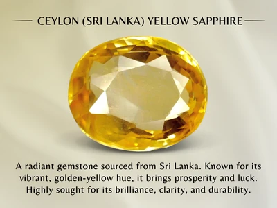Ceylon (Sri Lanka) Yellow Sapphire